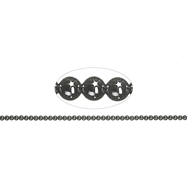Rang de collier boules, hématite, 04mm | Marco Schreier
