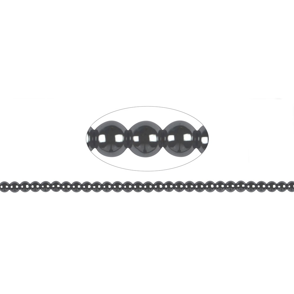 Strang Kugeln, H&#xE4;matin, 06mm | Mineralienhandel Edelsteine, Heilsteine &amp; Schmuck