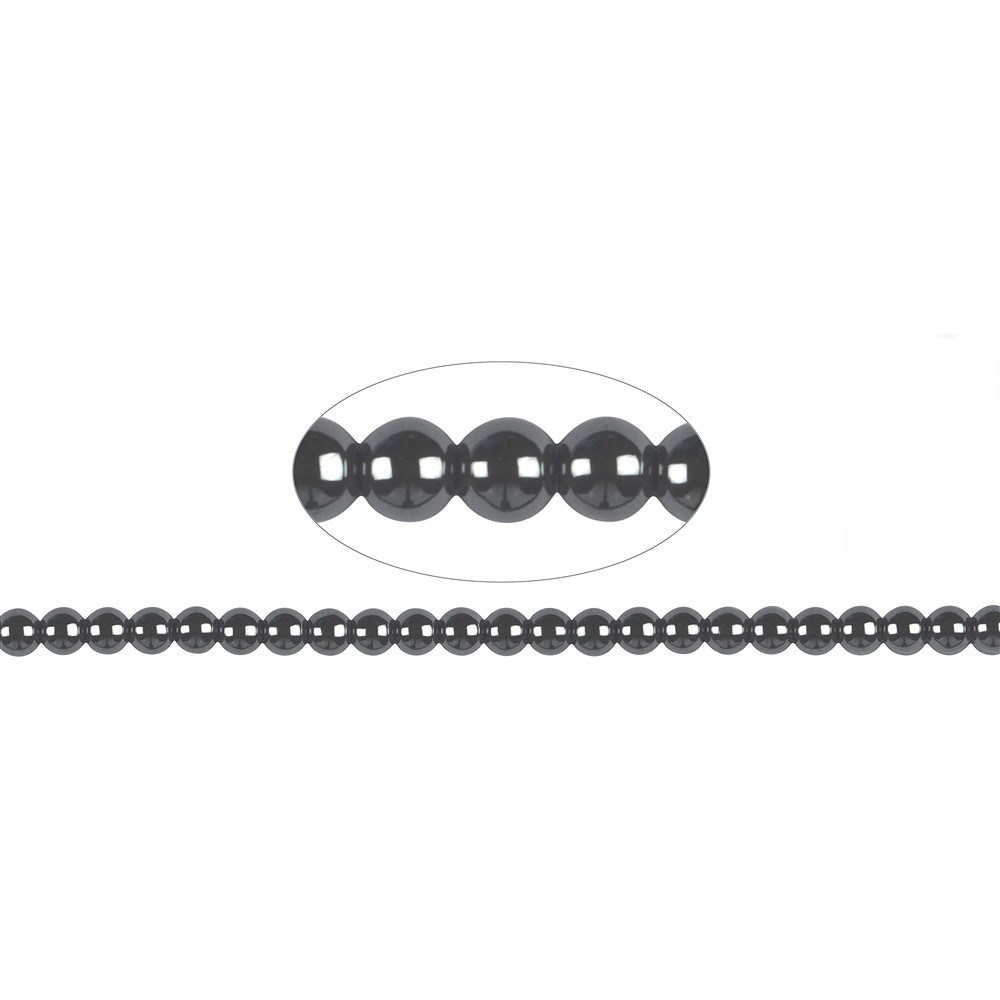 Strang Kugeln, Hämatin, 08mm | Mineralienhandel Edelsteine, Heilsteine & Schmuck