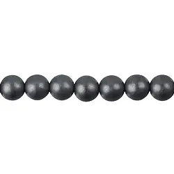 144210100910 Strang Kugeln, Hämatin, 10mm, matt (39cm) | GH Edelsteine, Heilsteine & Schmuck