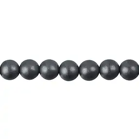 Strang Kugeln, Hämatin, 10mm, matt (39cm) | GH Edelsteine, Heilsteine & Schmuck