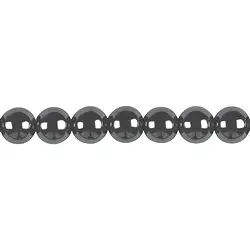 144210100920 Strang Kugeln, Hämatin, 10mm | Mineralienhandel Edelsteine, Heilsteine & Schmuck