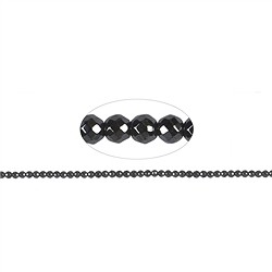 144210103620 Perline a filo, ematine, sfaccettate, 03 mm | grossista gemme e pietre curative