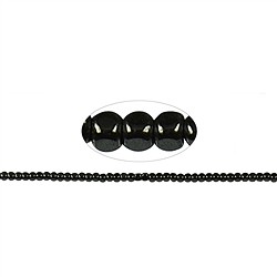 144210206120 Rangs de colliers arrondis, hématite, 03 x 03mm | Marco Schreier