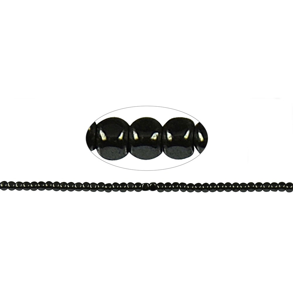 Cubo di filo arrotondato, ematina, 03 x 03 mm | Marco Schreier