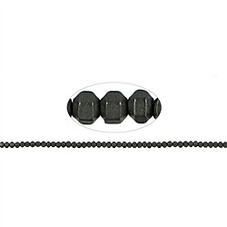 144210206210 Rang de colliers hexagonal, hématite, mat, 02mm | Marco Schreier