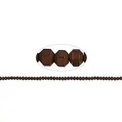 144210206214 strand cube facetted, hematin brown (dyed), 02mm | Marco Schreier
