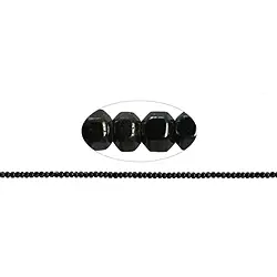 144210206220 Rang de colliers hexagonal, hématite, brillant, env. 02mm | Marco Schreier