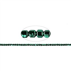 144210206227 Hexágono de filamento, azul hematínico-verde (teñido), 02mm | Marco Schreier