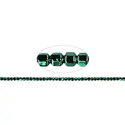 144210206227 Rang de collier Hexagon, Hématine bleu-vert (teintée), 02mm | Marco Schreier