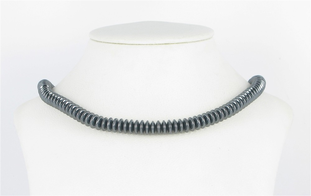 Strang Button, Hämatin, 08mm | Mineralienhandel Edelsteine, Heilsteine & Schmuck