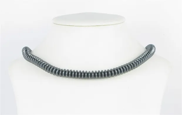 Strang Button, Hämatin, 08mm | Mineralienhandel Edelsteine, Heilsteine & Schmuck