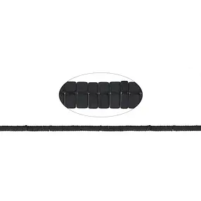 Strang Quader, Hämatin matt, 01 x 02 x 02mm | Edelsteine, Heilsteine & Schmuck