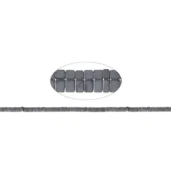 144210306511 Rang de collier, hématite argent mat (teintée), 01x 02 x 02mm | Marco Schreier