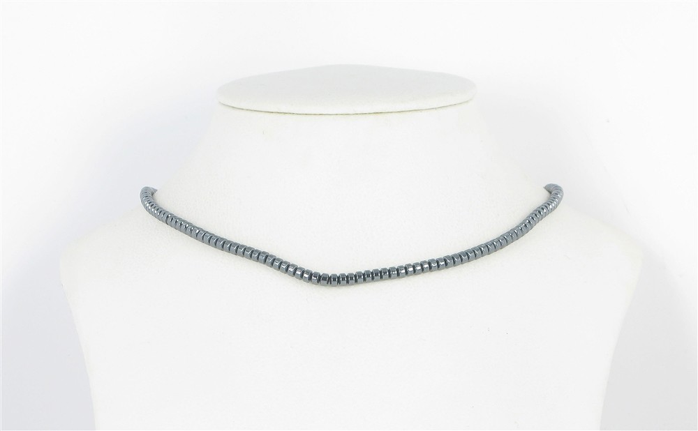 Strang Button, Hämatin, 03mm | Mineralienhandel Edelsteine, Heilsteine & Schmuck