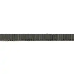 144210318310 Rang de colliers carré, hématite mat, 03 x 03mm | Marco Schreier