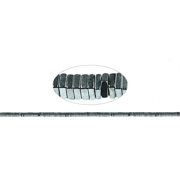 Strand square, hematin, 03 x 03m | wholesaler gems, healing stones & jewelry
