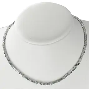 Strand square, hematin silver (dyed), 03 x 03mm | gems, healing stones & jewelry