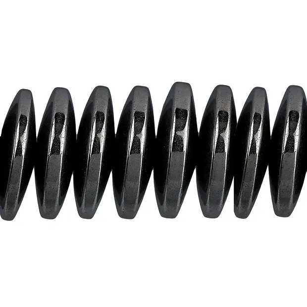 Strang Button, Hämatin, 03 x 12mm | Großhändler Edelsteine, Heilsteine & Schmuck