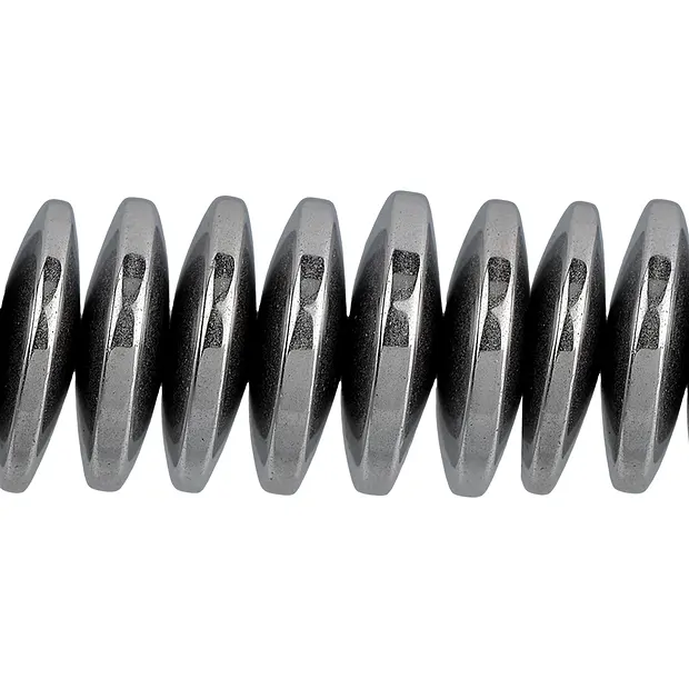 Strang Button, Hämatin silber (gef.), 03 x 12mm | Marco Schreier