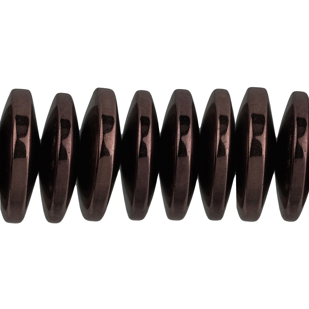 Strang Button, Hämatin coffee (gef.), 03 x 12mm | Marco Schreier