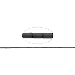 144210401410 Cilindro de filamentos, hematina mate, 05 x 03mm | Marco Schreier