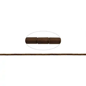 Rang de collier, hématite brune (teintée) mate, 05 x 03mm | Marco Schreier