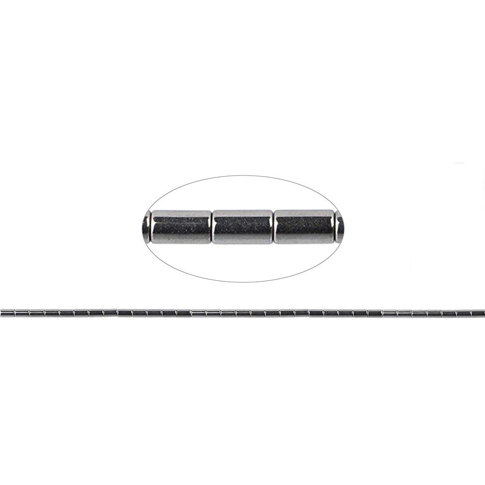 Rang de colliers, hématite argentée (teintée), 05 x 03mm | Marco Schreier