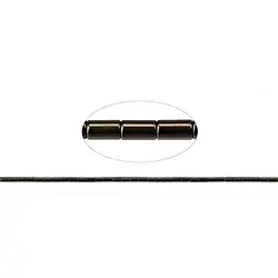 144210401426 Rang de colliers, hématite coffee (teintée), 05 x 03mm | Marco Schreier
