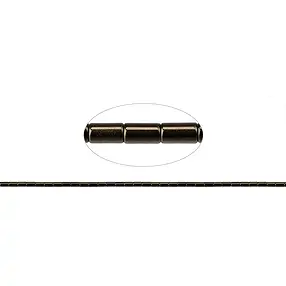 Rang de colliers, hématite coffee (teintée), 05 x 03mm | Marco Schreier