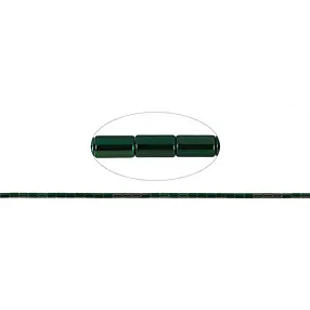 Rang de colliers, hématite bleu-vert (teintée), 05 x 03mm | Marco Schreier