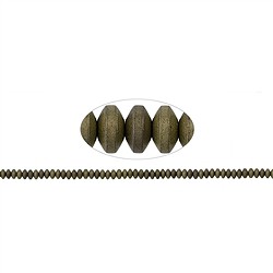 144210401515 Strang Button, H&#xE4;matin gold (gef.) matt, 02 x 04mm | Marco Schreier