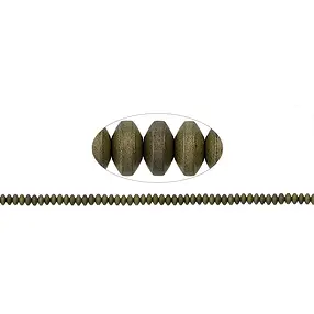 Strand button, hematin gold (dyed) matt, 02 x 04mm | Marco Schreier