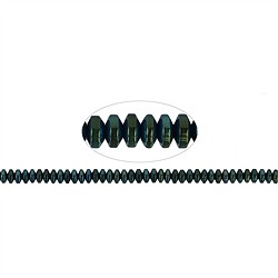 144210401527 Bot&#xF3;n de filamento, hematina azul-verde (te&#xF1;ido), 02 x 04mm | Marco Schreier