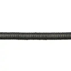 144210406410 Cilindro de filamentos "Heishi", hematina mate, 04 x 01mm | Marco Schreier