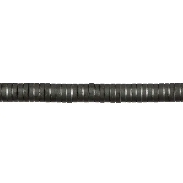 Cilindro de filamentos "Heishi", hematina mate, 04 x 01mm | Marco Schreier