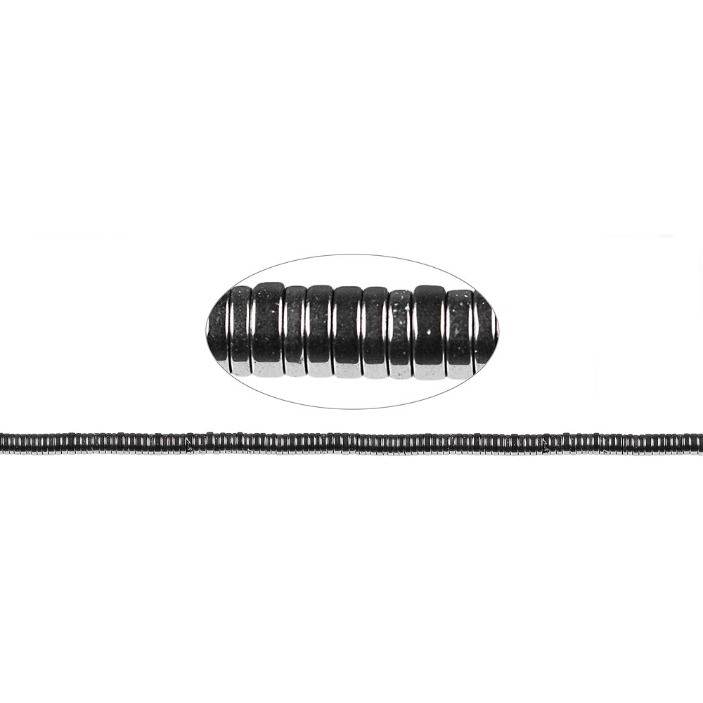 Strang Zylinder (Heisihi), Hämatin silber (gef.), 04mm | Marco Schreier