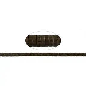 Rang de colliers, hématite coffee (teintée) mat, 01 x 03mm | Marco Schreier