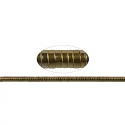 144210406525 Rang de colliers, hématite or (teintée), 01 x 03mm | Marco Schreier