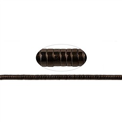 144210406526 Strand cylinder (Heisihi), hematin coffee (dyed), 01 x 03mm | Marco Schreier