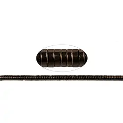 144210406526 Strang Zylinder (Heisihi), Hämatin coffee (gef.), 01 x 03mm | Marco Schreier