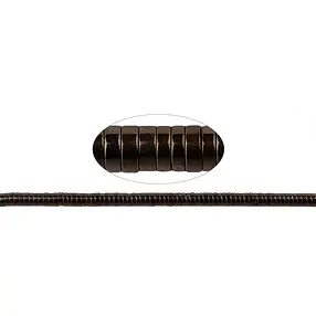 Rang de colliers, hématite coffee (teintée), 01 x 03mm | Marco Schreier