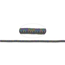 144210406550 Strand cylinder (Heisihi), hematin colorful (dyed), 01 x 03mm | Marco Schreier