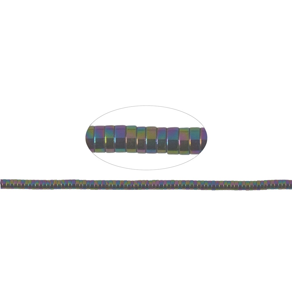 Strang Zylinder (Heisihi), Hämatin bunt (gef.), 01 x 03mm | Marco Schreier