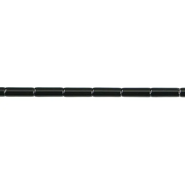 Strang Zylinder, Hämatin, 09 x 03mm | Schreier Edelsteine, Heilsteine & Schmuck