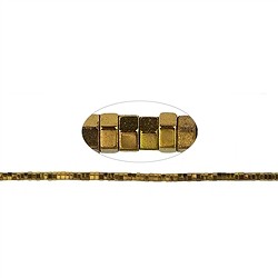 144210407625 Cilindro a filo (Heisihi), Oro ematico (incastonato), sfaccettato, 01 x 02 mm | Marco Schreier