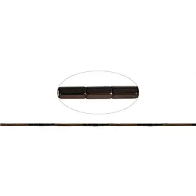 Strang Zylinder, Hämatin coffee (gef.), 04 x 02mm | Marco Schreier
