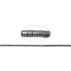 144210407811 Strang Zylinder (Heisihi), H&#xE4;matin silber (gef.) matt, 01 x 01mm | Marco Schreier