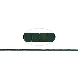 144210407817 Strand cylinder "Heishi", hematin blue-green (dyed) matt, 01 x 01mm | Marco Schreier