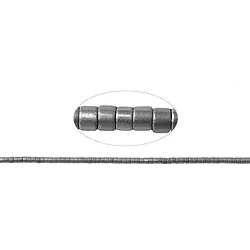 144210407821 Strang Zylinder (Heisihi), Hämatin silber (gef.), 01 x 01mm | Marco Schreier